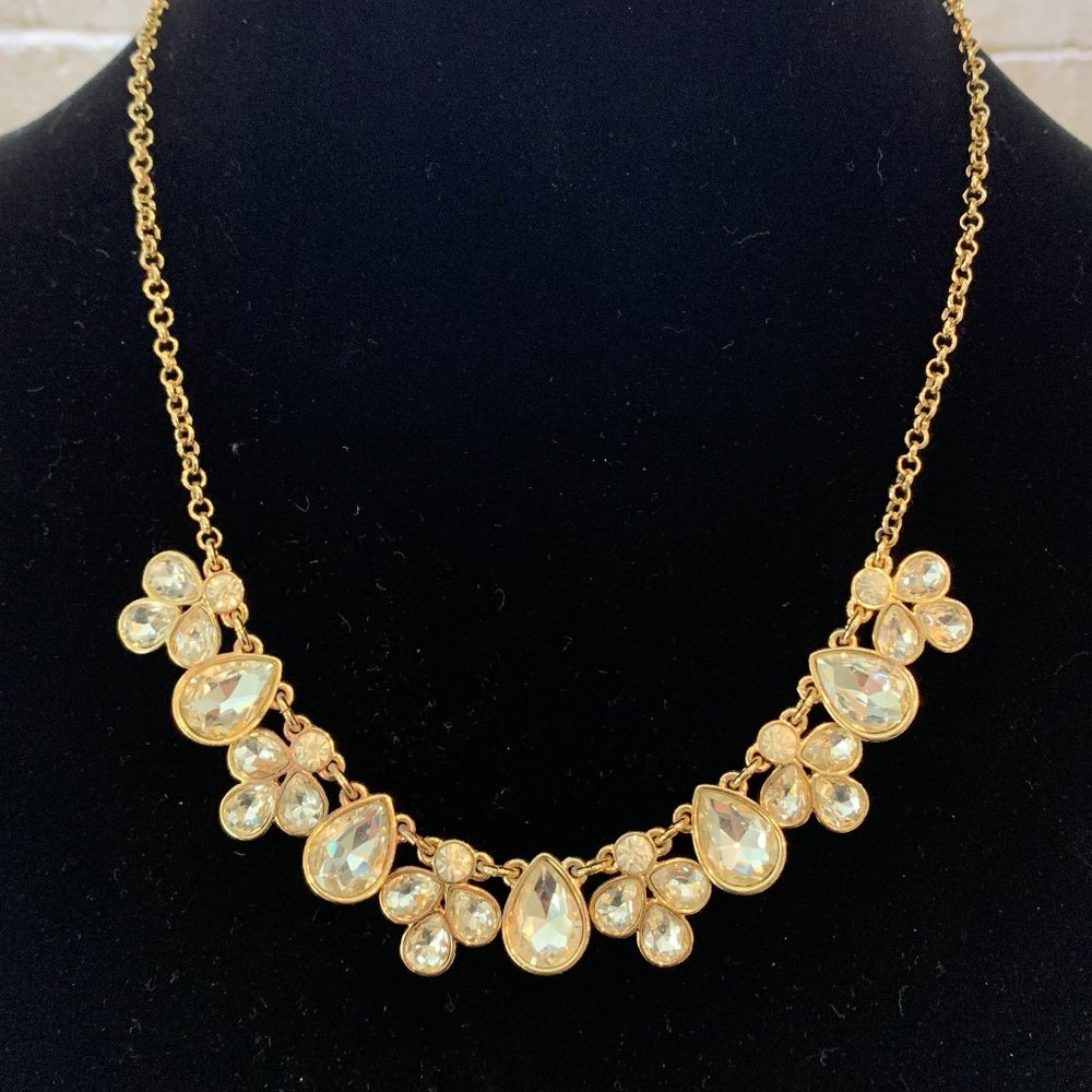 Bling necklace - gold tone - Picture 1 of 2